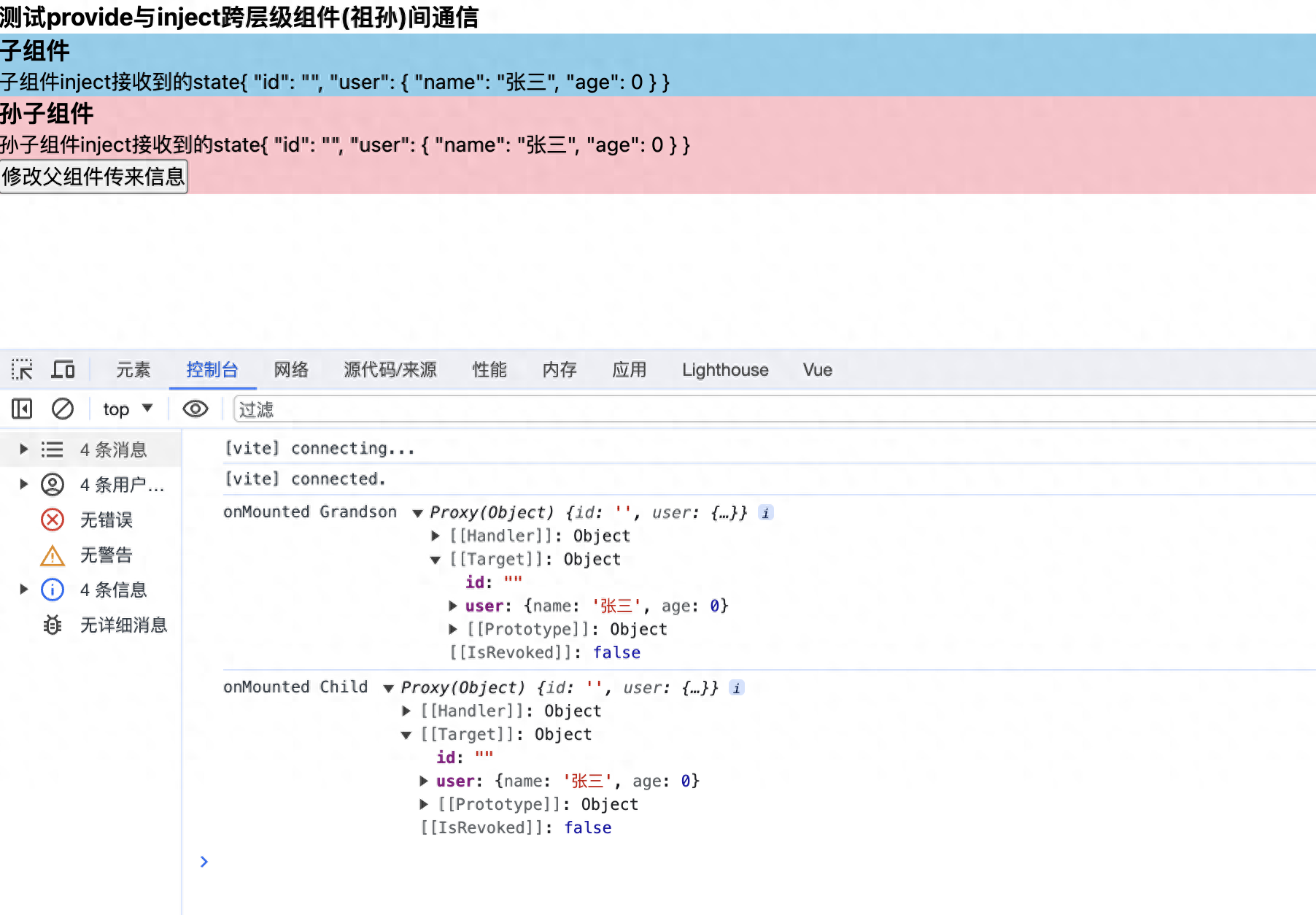 vue3跨级组件通信方法（详解provide和inject函数）